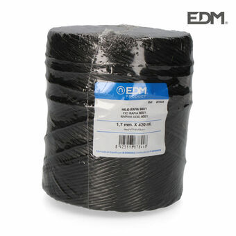 Cotton reel EDM 600/1 Black Raffia