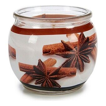 Scented Candle Cinnamon Brown (7,5 x 6,5 x 7,5 cm)