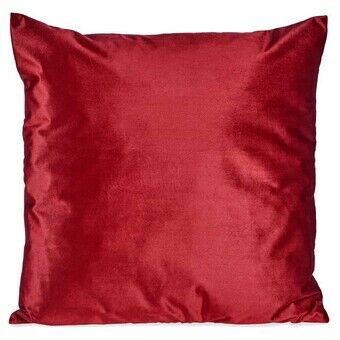 Cushion Polyester Velvet Red (60 x 18 x 60 cm)