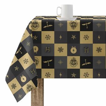 Stain-proof resined tablecloth Harry Potter Hogwarts Christmas 140 x 140 cm