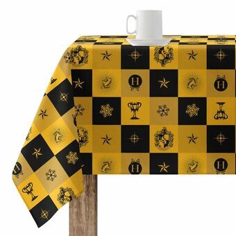 Stain-proof resined tablecloth Harry Potter Hufflepuff 300 x 140 cm