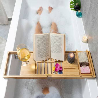 Extendable Bamboo Bath Tray Trayth InnovaGoods
