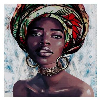 Canvas African Woman 60 x 2,5 x 60 cm