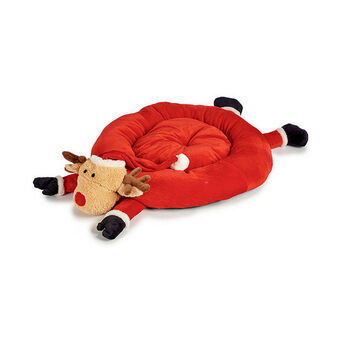 Dog Bed Reindeer Red 84 x 18 x 97 cm