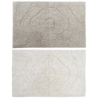 Carpet DKD Home Decor Brown Beige Cotton (2 pcs) (80 x 50 x 2 cm)