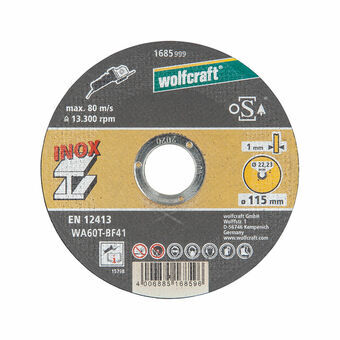 Cutting disc Wolfcraft 1685999