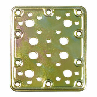 Fixing Plate AMIG 504-12126 Bichromate Golden Steel (120 x 100 mm)