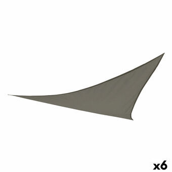 Awning Aktive Triangular 360 x 0,5 x 360 cm Grey Polyester (6 Units)