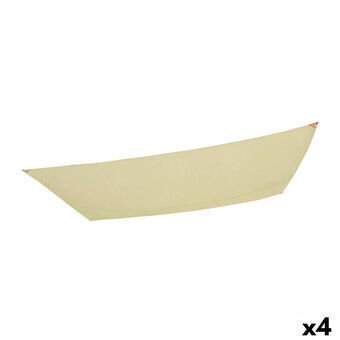 Awning Aktive Triangular 200 x 0,5 x 300 cm Polyester Cream (4 Units)