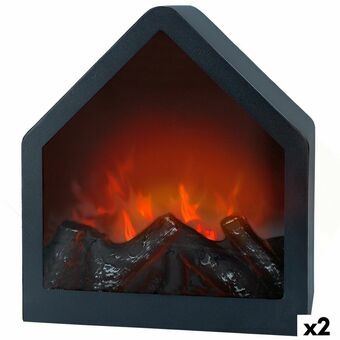 Decorative Electric Chimney Breast Ambients (2 Units)