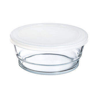 Round Lunch Box with Lid Arcoroc So Urban Glass 1,1 L