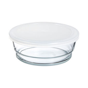 Round Lunch Box with Lid Arcoroc So Urban Bicoloured Glass 1,35 L