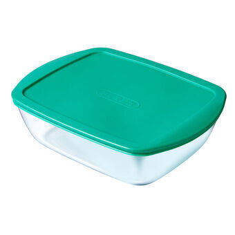 Lunch box Pyrex Cook & Store Crystal Turquoise (23 x 16 x 6 cm)