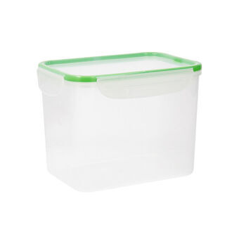 Lunch box Quid Greenery Transparent Plastic (3,7 L)