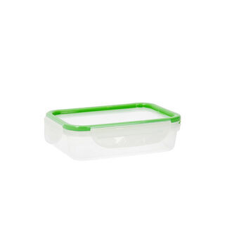 Lunch box Quid Greenery Transparent Plastic (0,65 L)