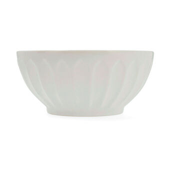 Salad Bowl Bidasoa Ceramic White (Ø 21 cm)
