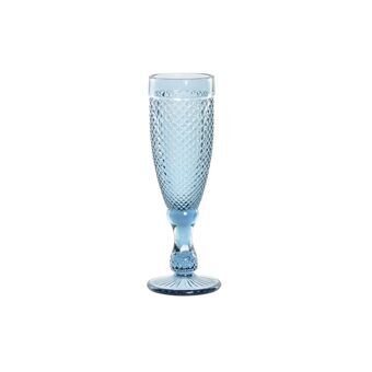Wineglass DKD Home Decor Crystal Blue (150 ml)