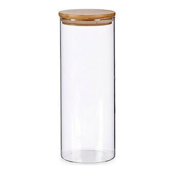 Tin Bamboo Borosilicate Glass (10 x 25,7 x 10 cm) (1800 ml)