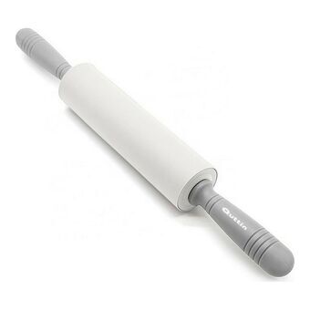 Pastry Roller Quttin Rotating Silicone White Grey 43 x 5,3 cm
