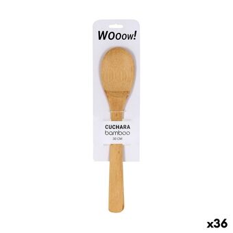 Bamboo Spoon Wooow Bamboo 30 x 6,2 x 0,8 cm (36 Units)