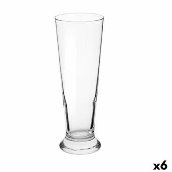 Glass Crisal 370 ml Beer (6 Units)