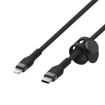 USB-C to Lightning Cable Belkin CAA011BT2MBK Black 2 m