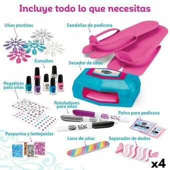 Manicure Set Cra-Z-Art Shimmer \'n Sparkle Style Deluxe 14 x 6 x 10 cm 4 Units Children\'s