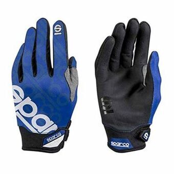 Men\'s Driving Gloves Sparco MECA 3 Blue Size L