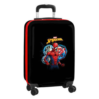 Cabin suitcase Spiderman Hero Black 20\'\' 34,5 x 55 x 20 cm