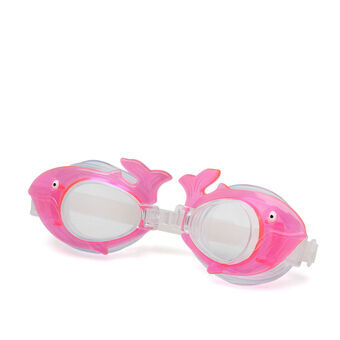 Children\'s Swimming Goggles Pink Whale