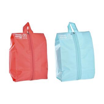 Shoe racks DKD Home Decor Bag Polyester (21 x 5 x 36 cm) (2 Units)