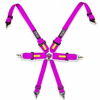 Harness with 6 fastening points OCC Motorsport Pink