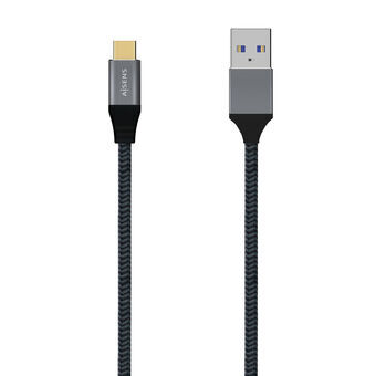 USB A to USB C Cable Aisens A107-0632 1,5 m Grey