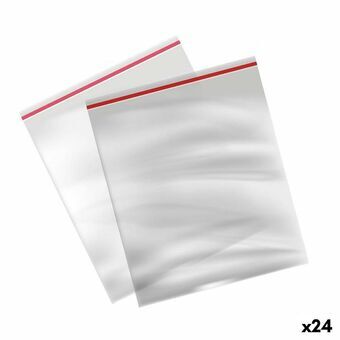 Set of Reusable Hermetically-sealed Bags Algon 10 Pieces 26 x 30 cm (24 Units)