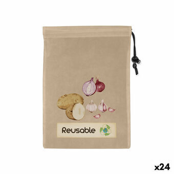 Reusable Food Bag Quttin TNT (Non Woven) 44,5 x 29,5 cm (24 Units)
