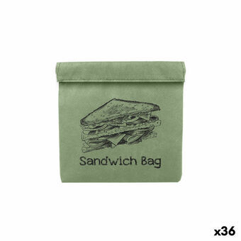 Reusable Food Bag Set Quttin Sandwich Box TNT (Non Woven) 3 Pieces 18 x 18 cm (36 Units)