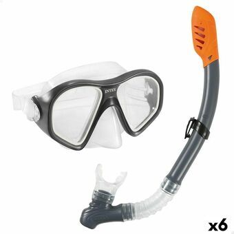 Snorkel Goggles and Tube Intex Reef Rider Blue