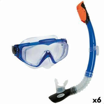 Snorkel Goggles and Tube Intex Aqua Pro Blue