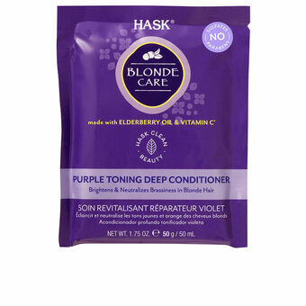 Colour Reviving Conditioner for Blonde Hair HASK Blonde Care 50 g