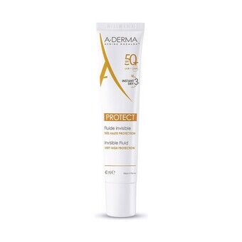 Facial Sun Cream A-Derma Protect Fluide Invisible SPF 50+ (40 ml)