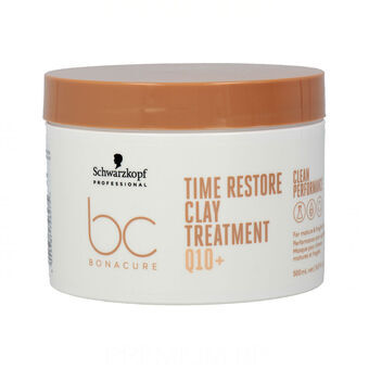 Mask for Fine Hair Schwarzkopf Bonacure Time Restore Clay (500 ml)