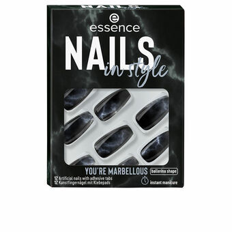 False nails Essence Nails In Style Self-adhesives Reusable Nº 17 You\'re marbellous (12 Units)