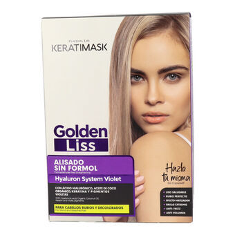 Hair Straightening Treatment Placenta Life Keratimask Golden Liss 3 Pieces