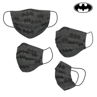Hygienic Reusable Fabric Mask Batman Children\'s Grey