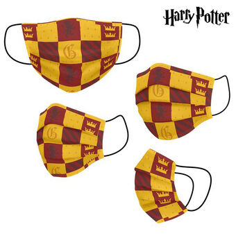Hygienic Reusable Fabric Mask Harry Potter Children\'s Yellow