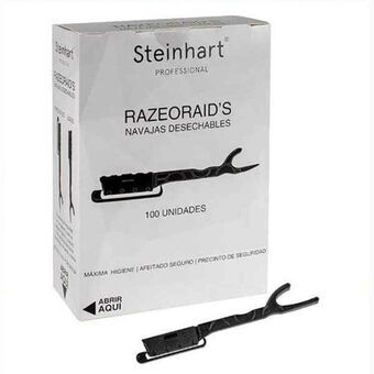 Razor Shells Steinhart Razeoraid\'s Disposable Black 100 Units (100 uds)