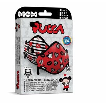 Hygienic Reusable Fabric Mask My Other Me Pucca Premium 6-9 years