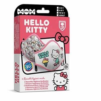 Hygienic Reusable Fabric Mask Hello Kitty Adults ( 2 uds)