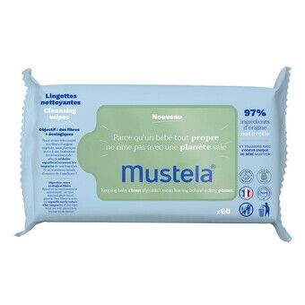 Sterile Cleaning Wipe Sachets (Pack) Mustela (70 Units)