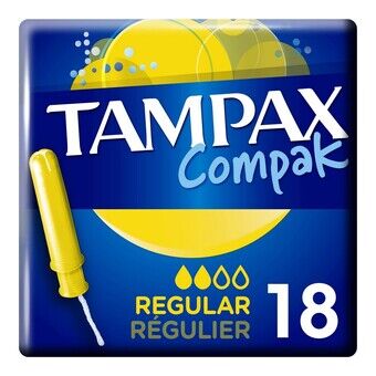 Regular Tampons Tampax Compak 18 Units